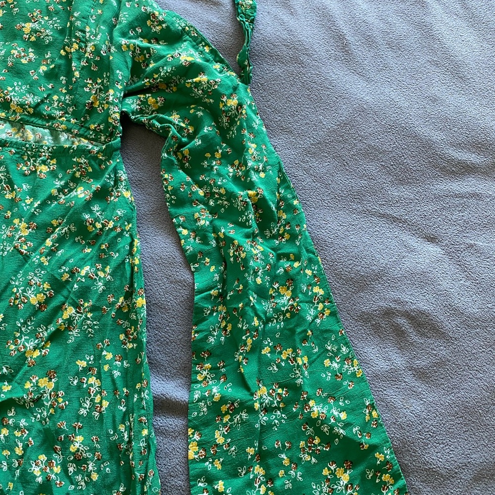 Floral Green summer dress - Picture 6 of 8